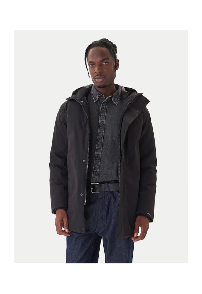 Jack & Jones Geaca de iarna barbati negru - fabricata din materiale de calitate