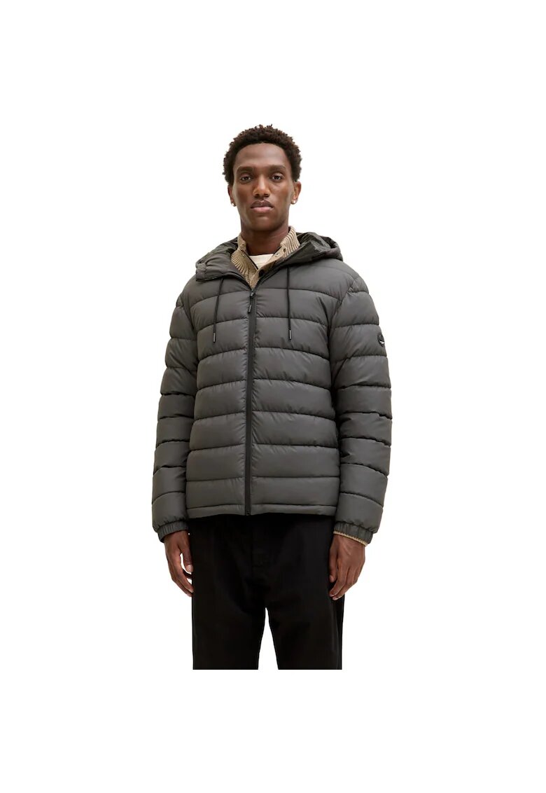 Jack & Jones Geaca JACK &JONES Point Pu Puffer Bf 52898 - Gri inchis