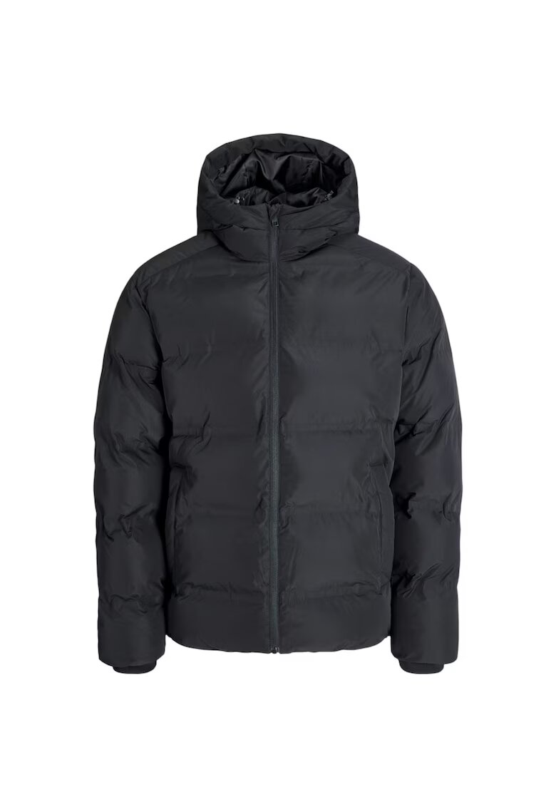 Jack & Jones Geaca JACK &JONES Soho Puffer Hood PLS 50115 - Negru