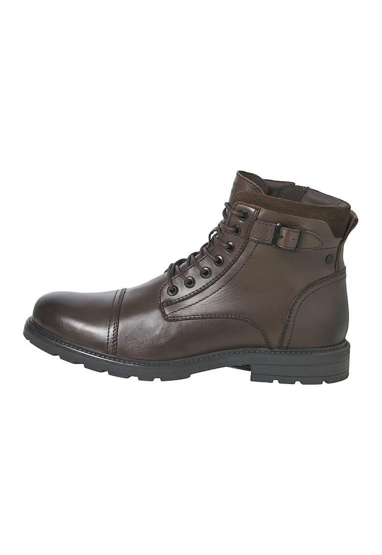 Jack & Jones Ghete de piele - Maro inchis