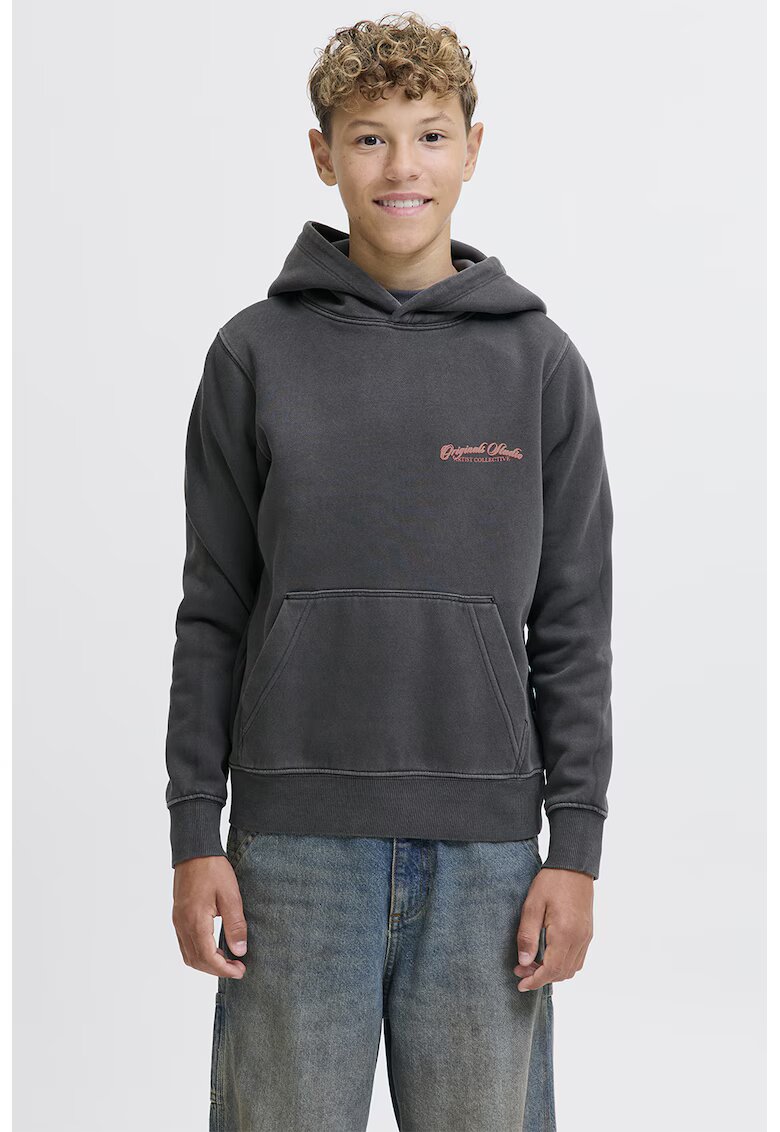 Jack & Jones Hanorac din amestec de bumbac - Gri antracit