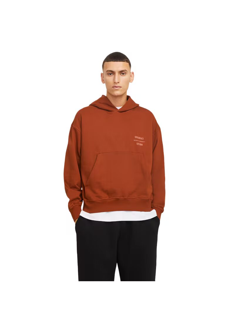Jack & Jones Hanorac JACK &JONES Austin Font 37728 - Negru