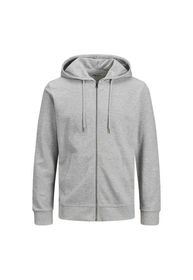 Jack & Jones Hanorac JACK &JONES Basic - 12181901-Light Grey Melange REG 16561 - Gri