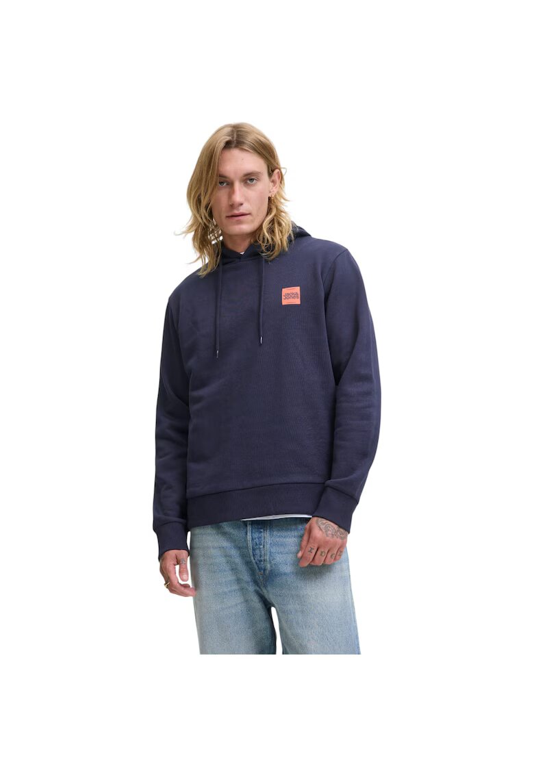 Jack & Jones Hanorac JACK &JONES Brandy Sweat Hood 48761 - Albastru inchis