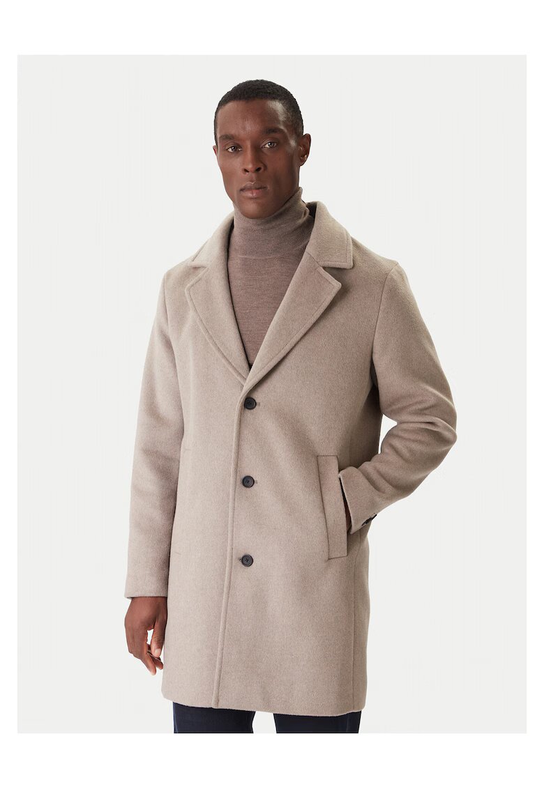 Jack & Jones Jacheta de tranzitie barbati bej - fabricata din material usor