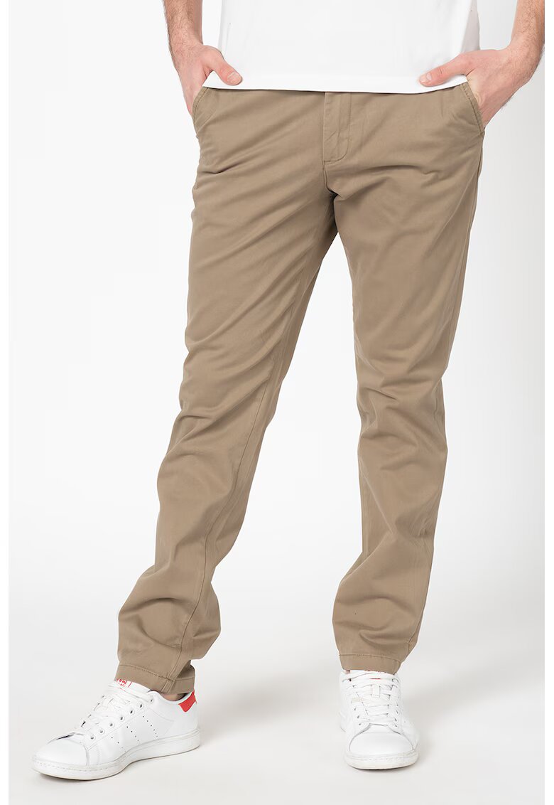 Jack & Jones Jack&Jones - Pantaloni slim fit Marco - Maro camel