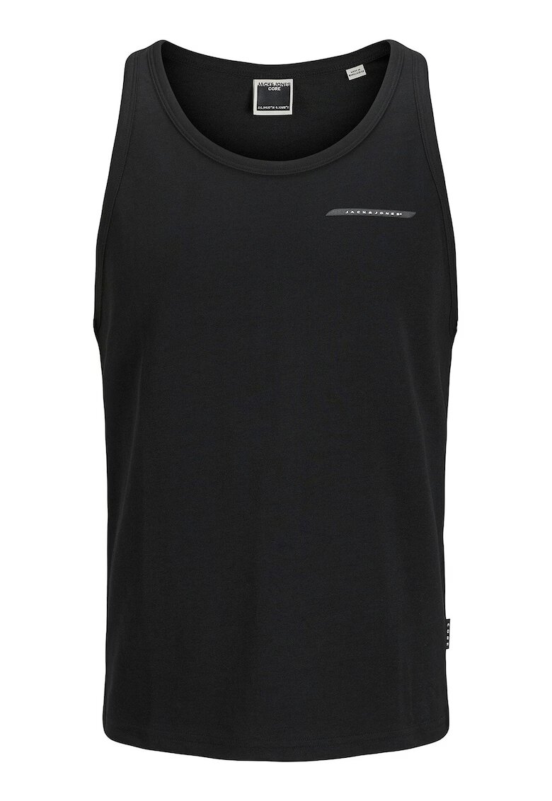 Jack & Jones Maiou barbati Jack Jones - 12276614 - Bumbac/Poliester - Negru - Negru