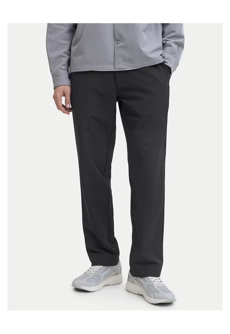 Jack & Jones Pantaloni barbati negru - material elastic -
