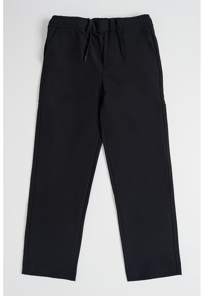 Jack & Jones Pantaloni cu snur de ajustare si buzunare oblice - Negru