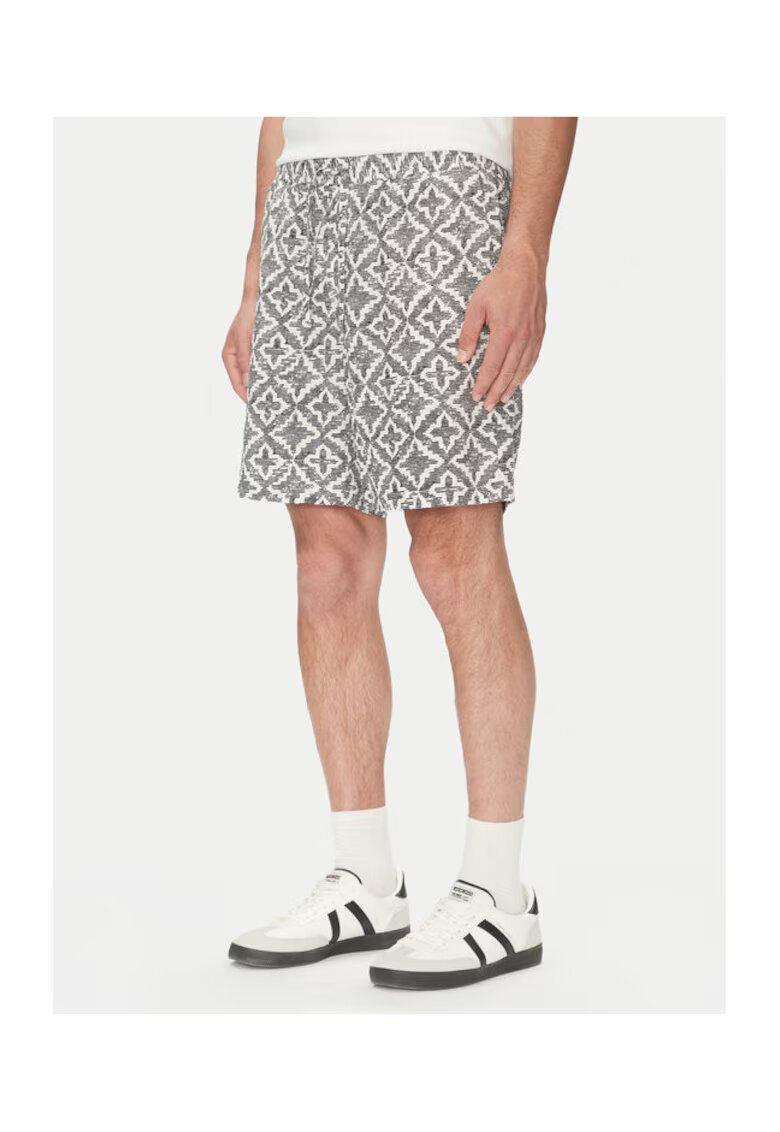 Jack & Jones Pantaloni scurti barbati Jack Jones - 12277620 - Bumbac/Viscoza - Gri - Gri