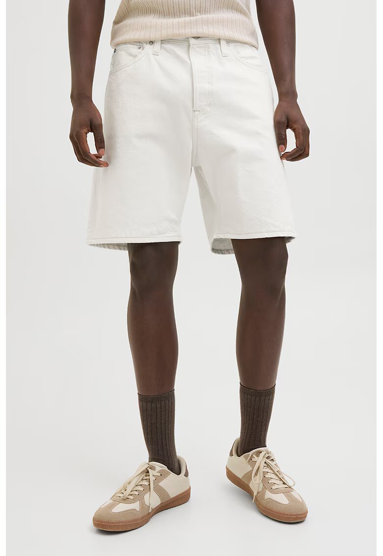 Jack & Jones Pantaloni scurti de denim cu buzunare - Alb murdar