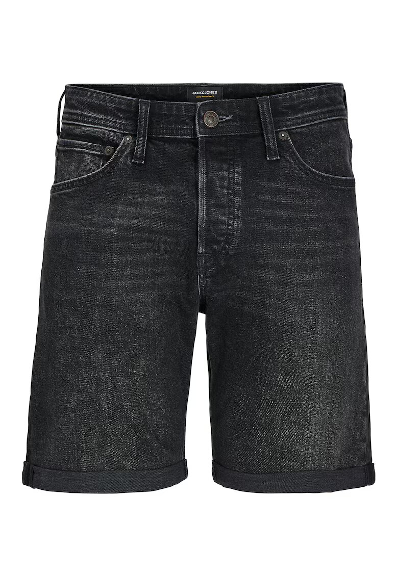 Jack & Jones Pantaloni scurti din denim barbati Jack Jones - 12269612 - Bumbac - Negru - Negru