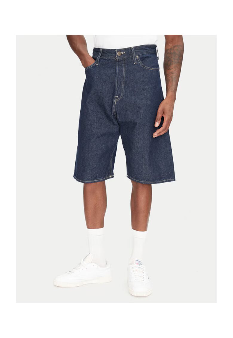 Jack & Jones Pantaloni scurti din denim barbati Jack Jones - 12272214 - Bumbac - Bleumarin - Bleumarin
