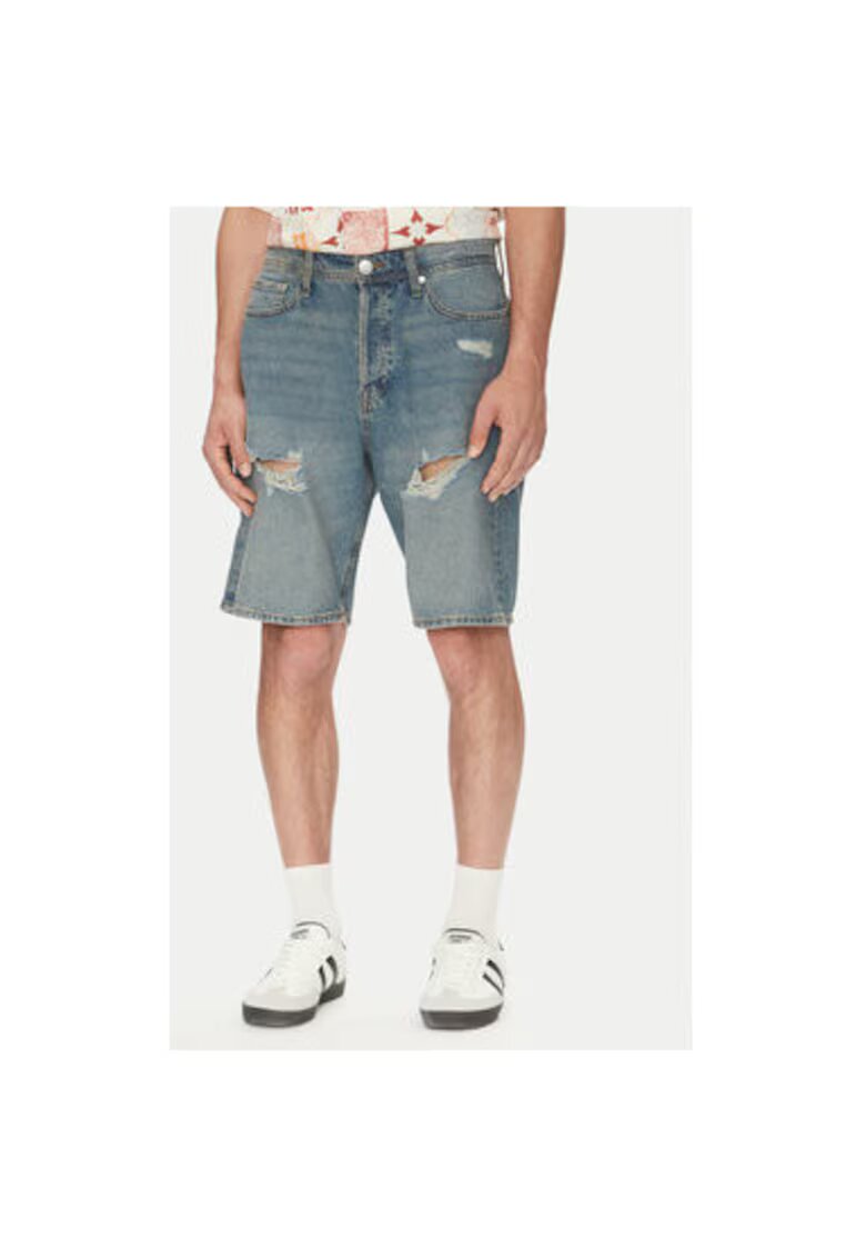 Jack & Jones Pantaloni scurti din denim barbati Jack Jones - 12274957 - Bumbac - Albastru - Albastru