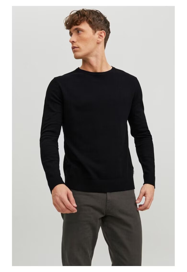 Jack & Jones Pulover barbati - 32818 - Bumbac - Negru