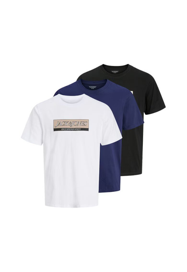Jack & Jones Set tricouri barbatesti din bumbac