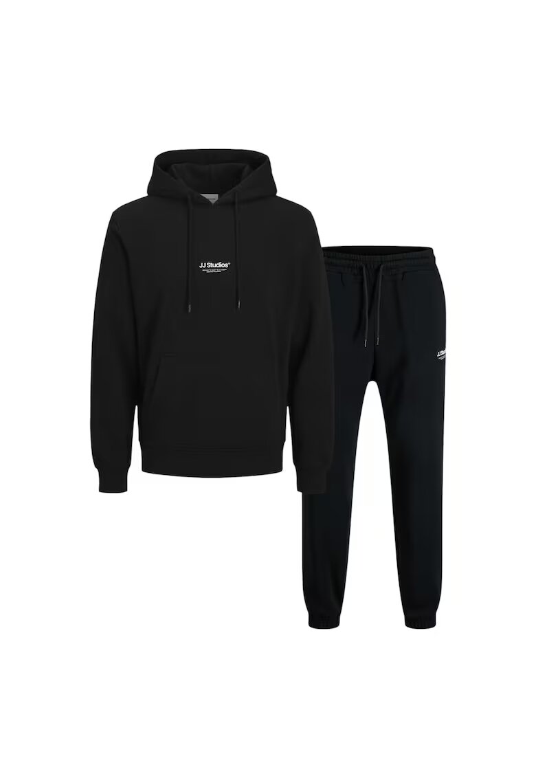 Jack & Jones Trening JACK &JONES Soho Sweat Hood Set Mp 48919 - Negru