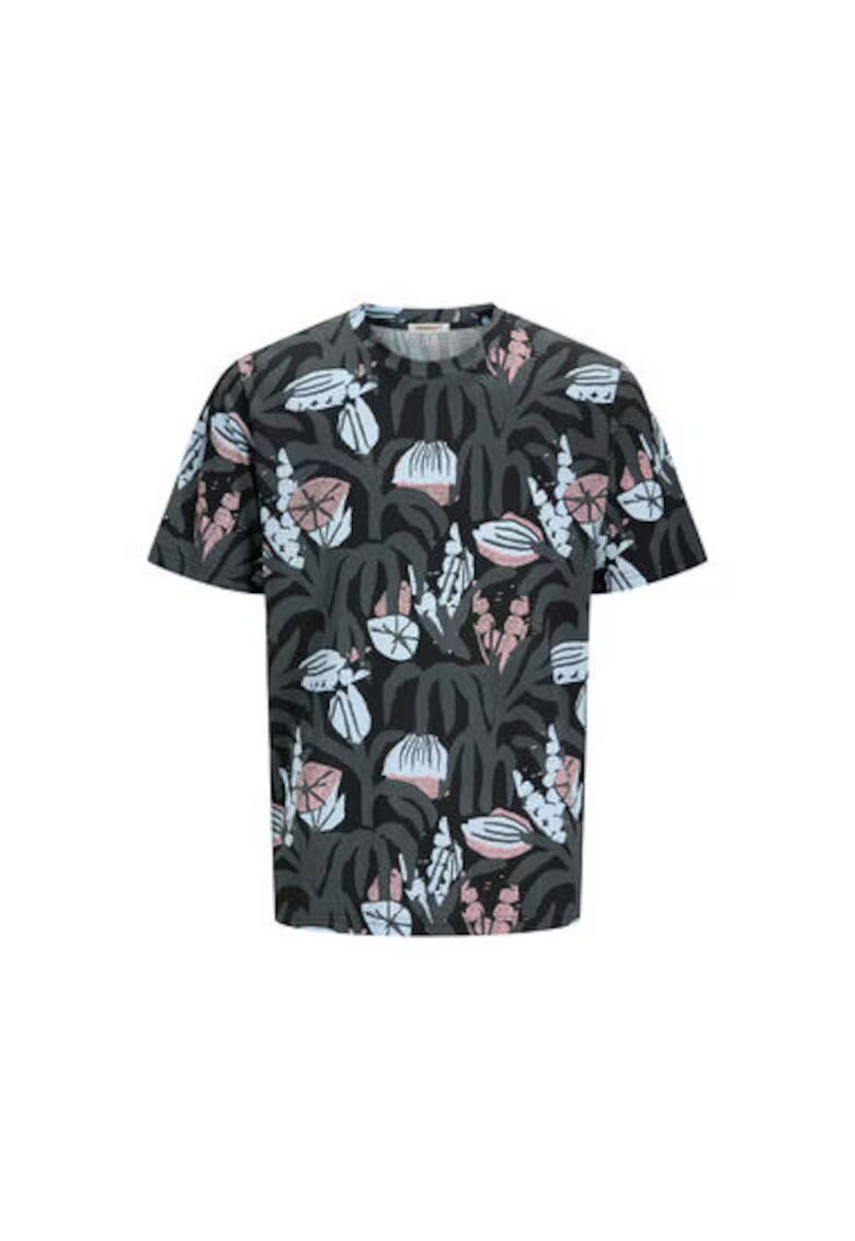 Jack & Jones Tricou barbati Jack Jones - 12276912 - Bumbac - 45679 - Negru