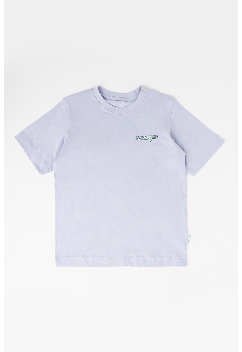Jack & Jones Tricou de bumbac cu logo - Verde/Albastru azur