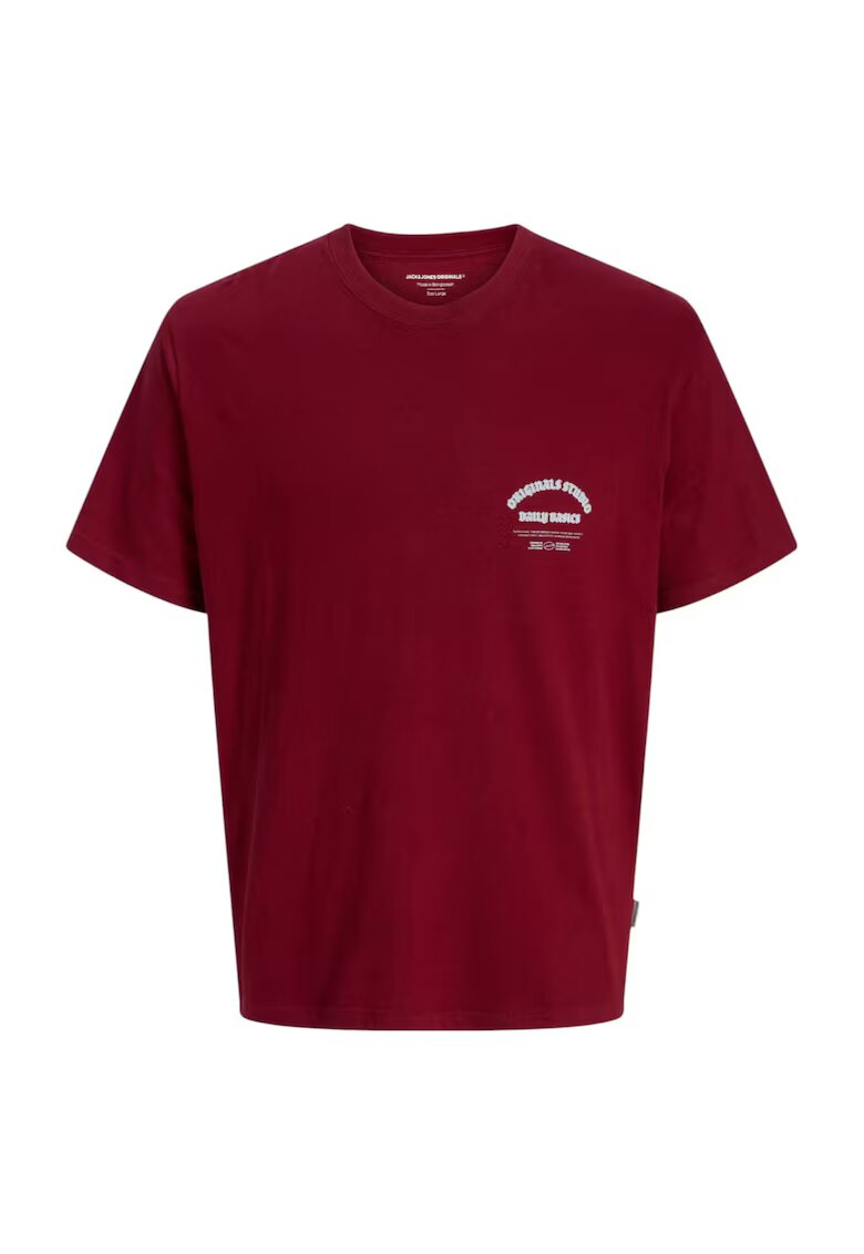 Jack & Jones Tricou JACK &JONES Meadows Typo 50213 - Rosu
