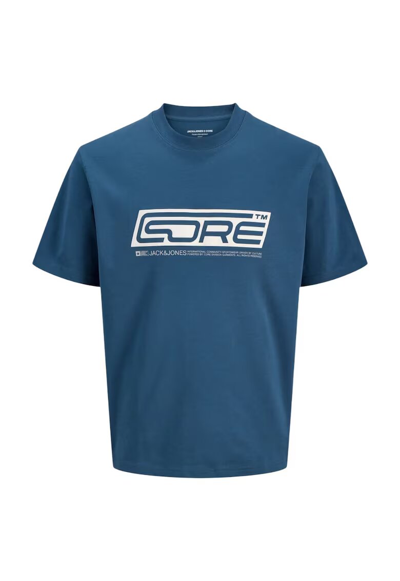 Jack & Jones Tricou JACK &JONES Pulse Big Branding 53460 - Albastru