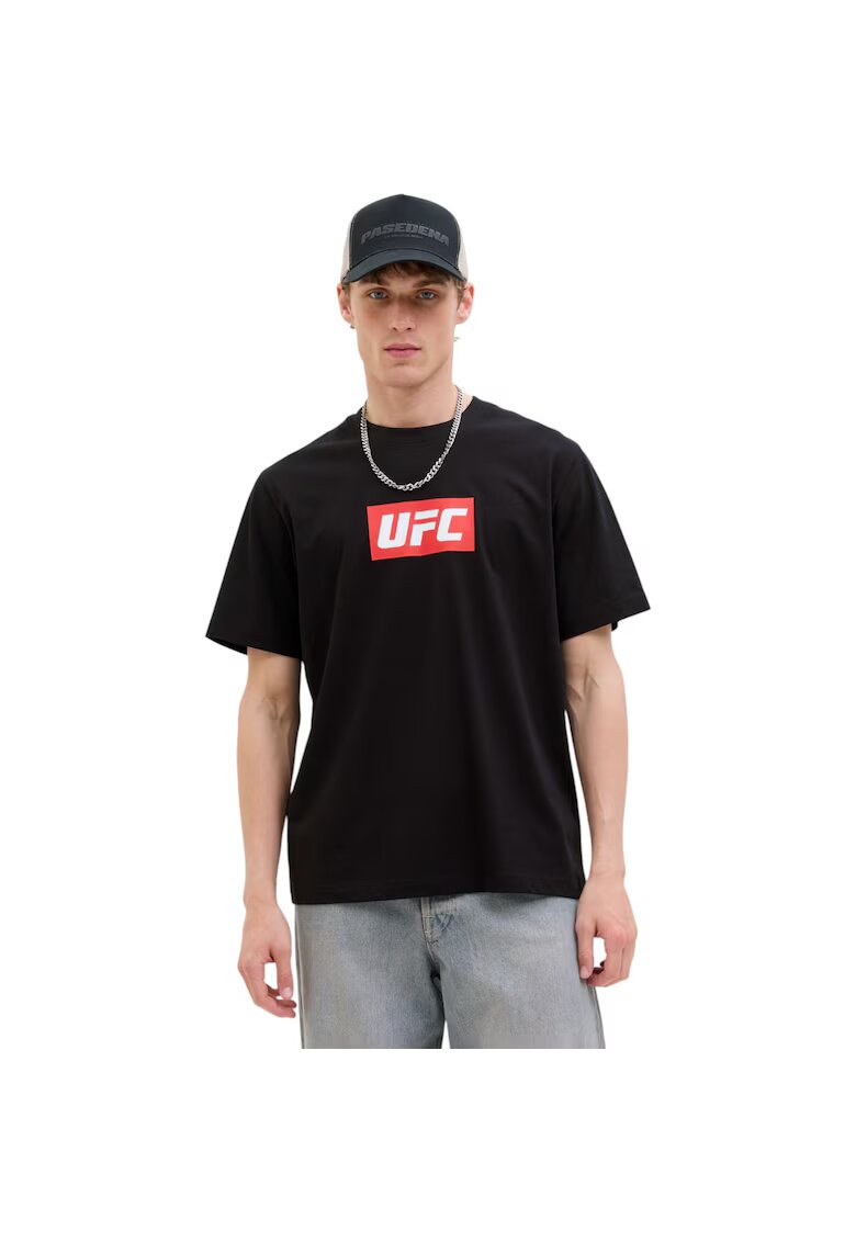 Jack & Jones Tricou JACK &JONES UFC CN 48884 - Negru