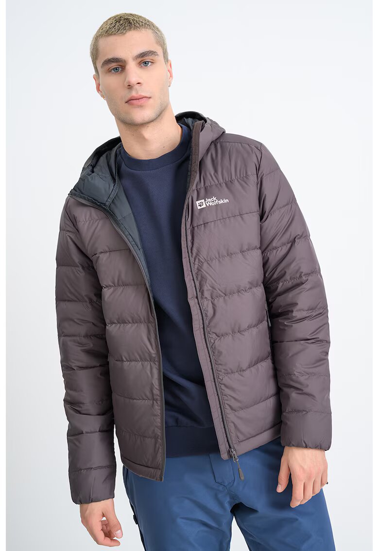 Jack Wolfskin Geaca cu umplutura de puf pentru drumetii Ather - Negru stins