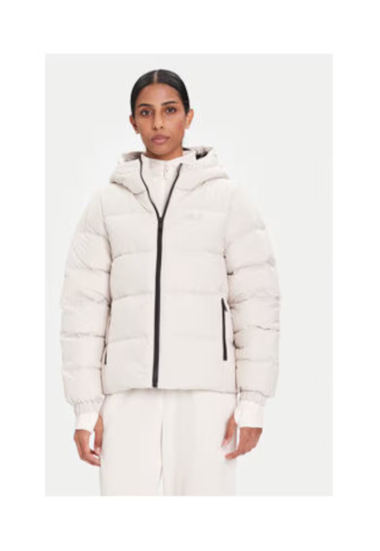 Jack Wolfskin Geaca de puf dama - alb - material sintetic -