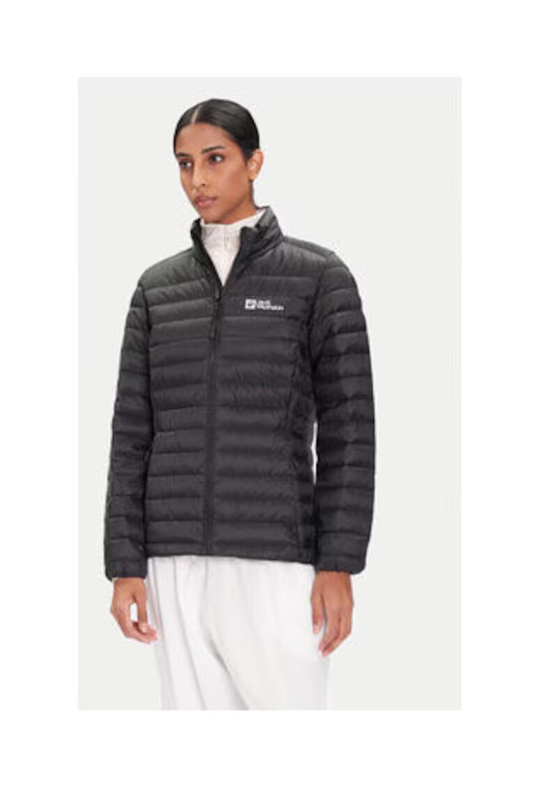 Jack Wolfskin Geaca de puf dama - neagra - poliester reciclat -