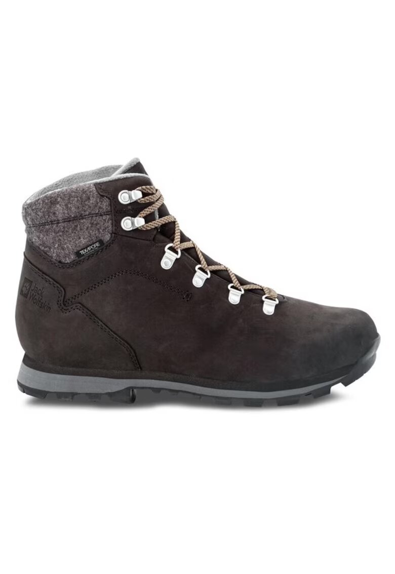 Jack Wolfskin Pantofi sport barbati 303051907 - Piele naturala/Piele nabuc - Gri - Gri