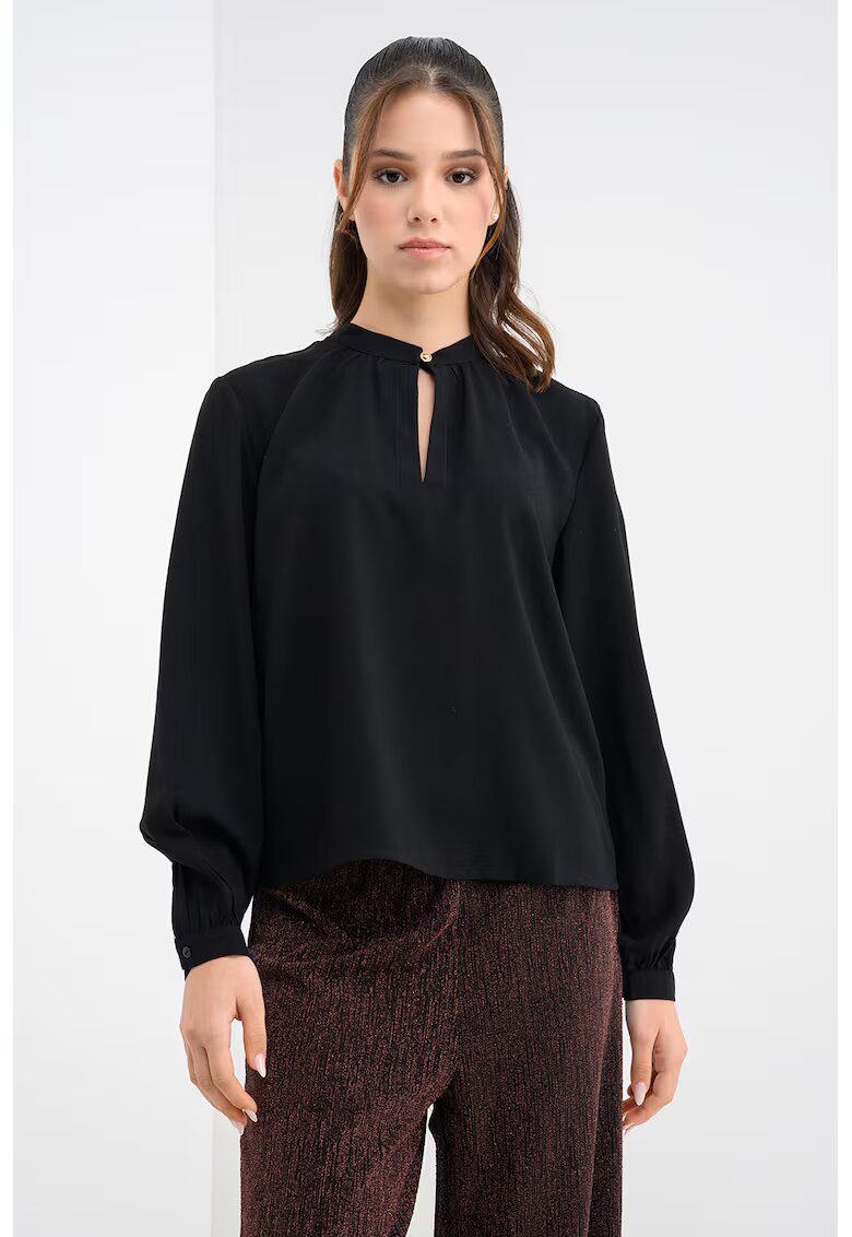 JDY Bluza lejera uni - Negru