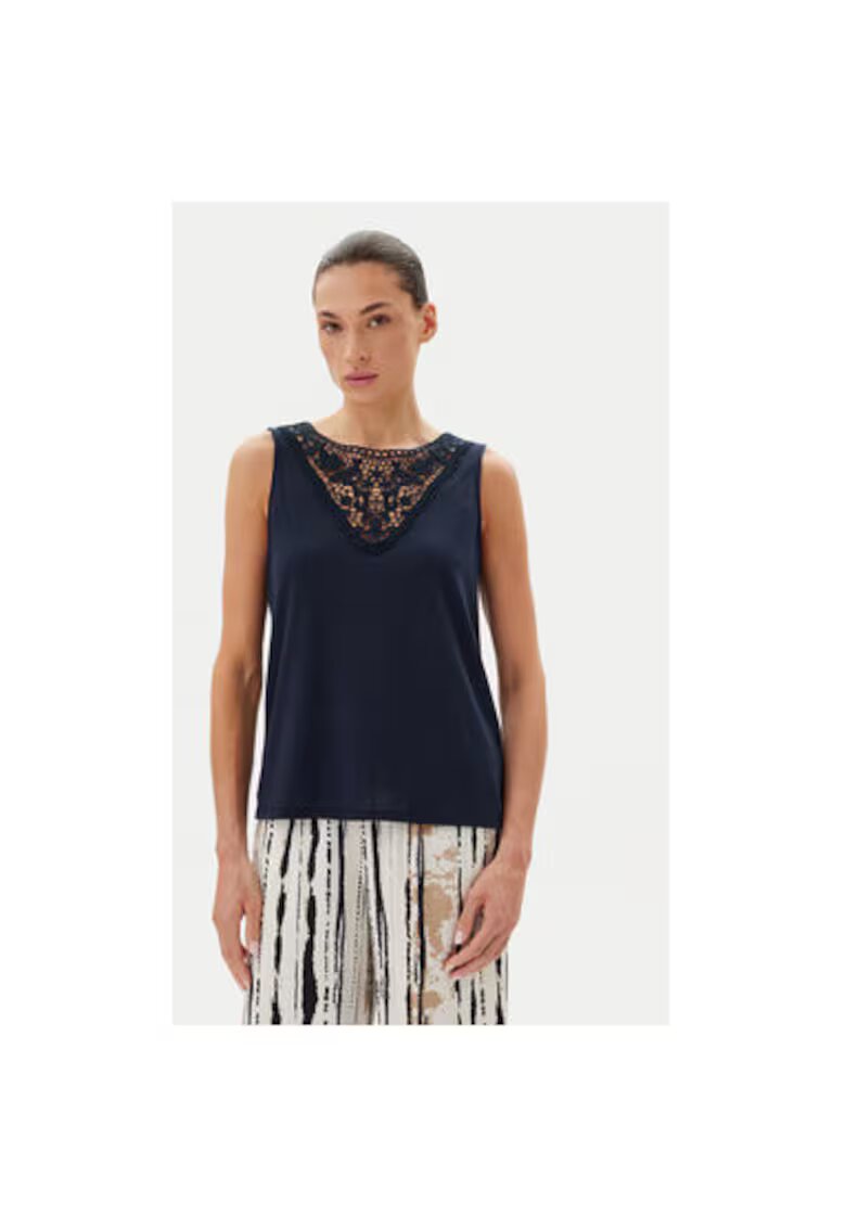 JDY Top dama 15296246 - Poliester - Bleumarin - Bleumarin