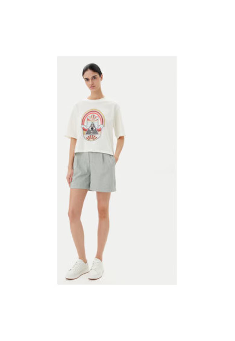 JDY Tricou dama 15341561 - Bumbac - Alb - Alb