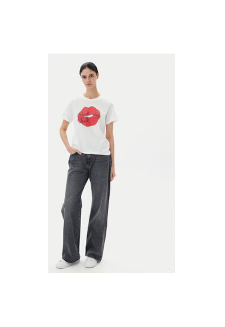 JDY Tricou dama 15348400 - Bumbac - 87694 - Alb