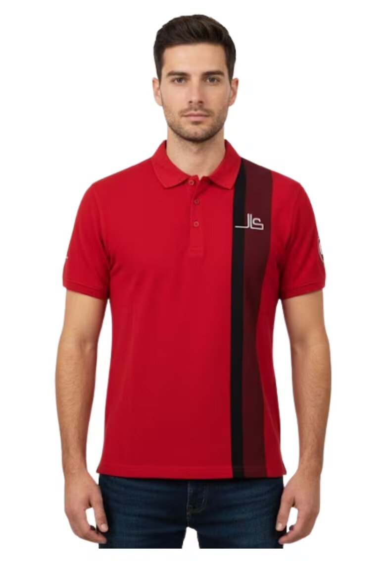 JEAN-LOUIS SCHERRER Tricou polo regular fit cu imprimeu -