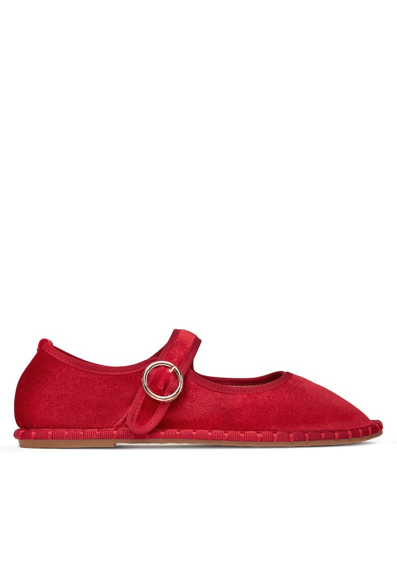 JENNY Balerini dama - textil - rosu