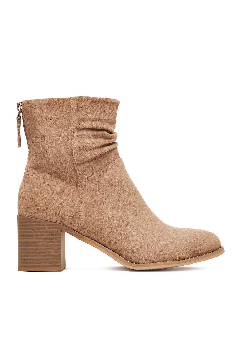 JENNY Botine dama - bej - textil - Bej