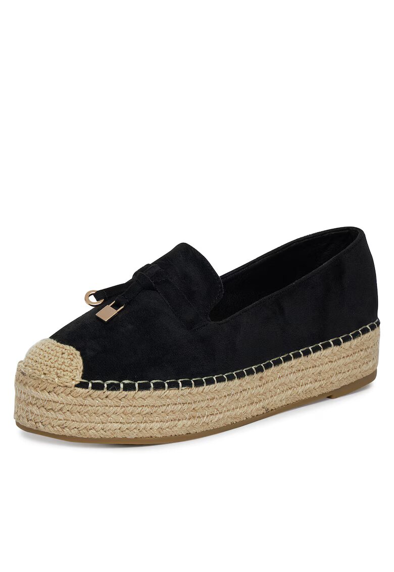 JENNY Espadrile dama - WSS990-259 - negru - tesatura