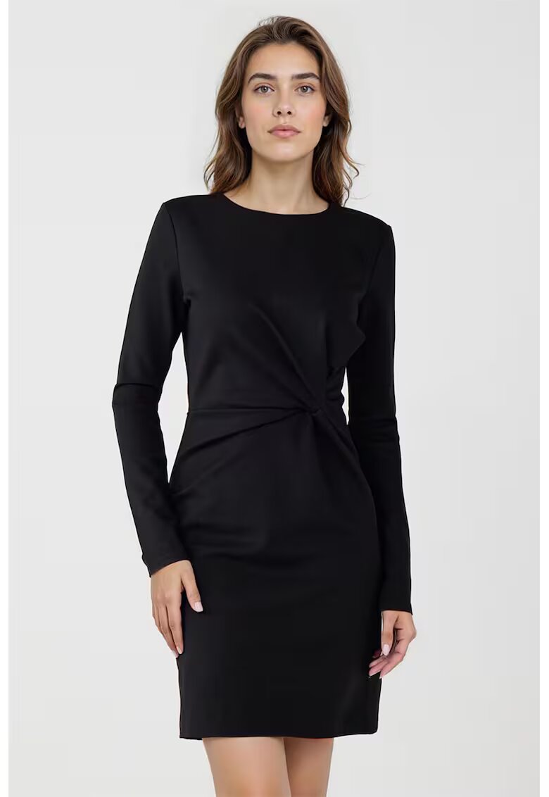 JIMMY KEY Rochie cambrata din piele intoarsa sintetica - Negru