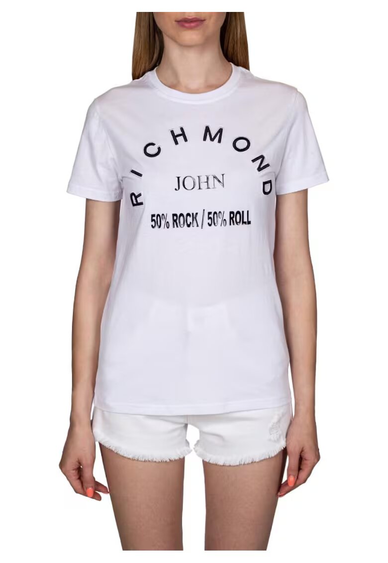 John Richmond Tricou cu imprimeu logo -