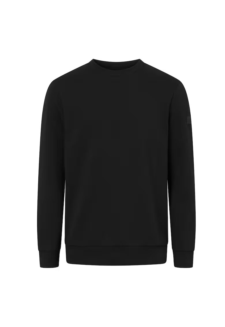Joop! Bluza uni de trening cu decolteu la baza gatului - Negru