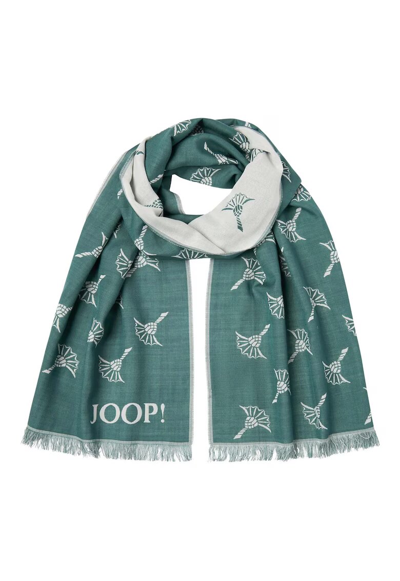 Joop! Fular din amestec de modal si lana Feris - Verde