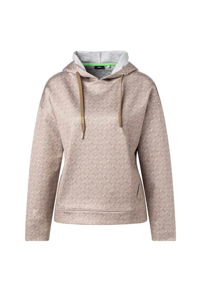 Joop! Hanorac cu model si maneci cazute - Bej