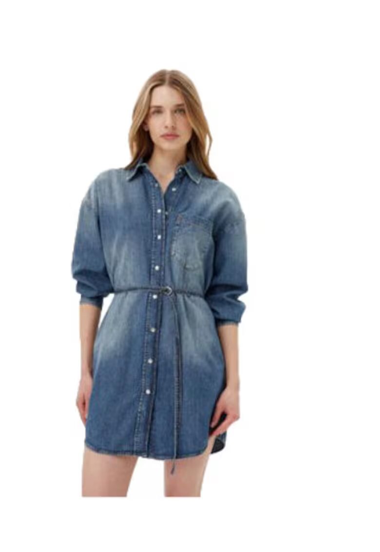 Joop! Jeans Rochie dama - bumbac - albastru