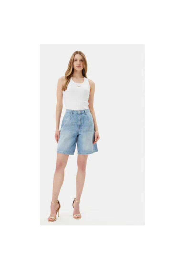 Joop! Jeans Top dama - 10019315 30046103 - Bumbac - Alb - Alb