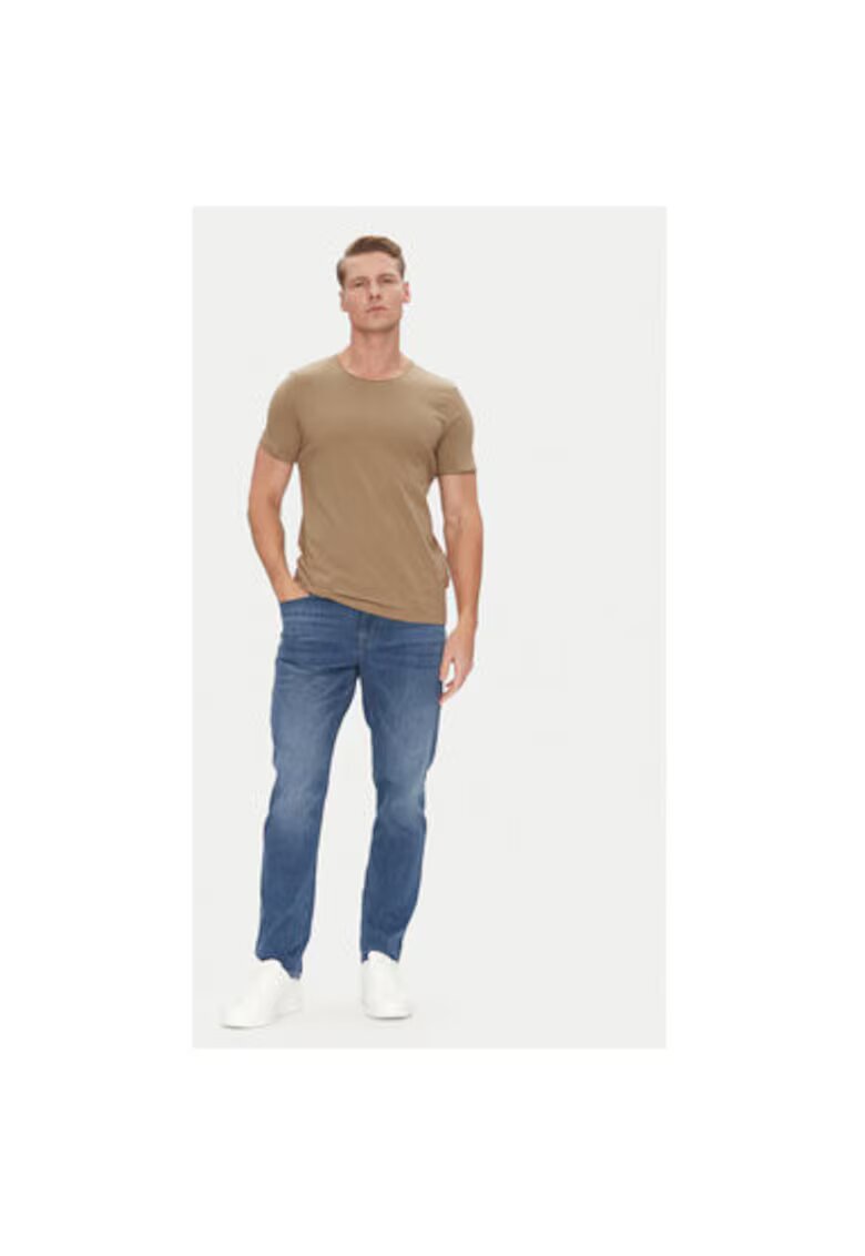 Joop! Jeans Tricou barbati - 10019367 30045665 - Bumbac - Maro - Maro
