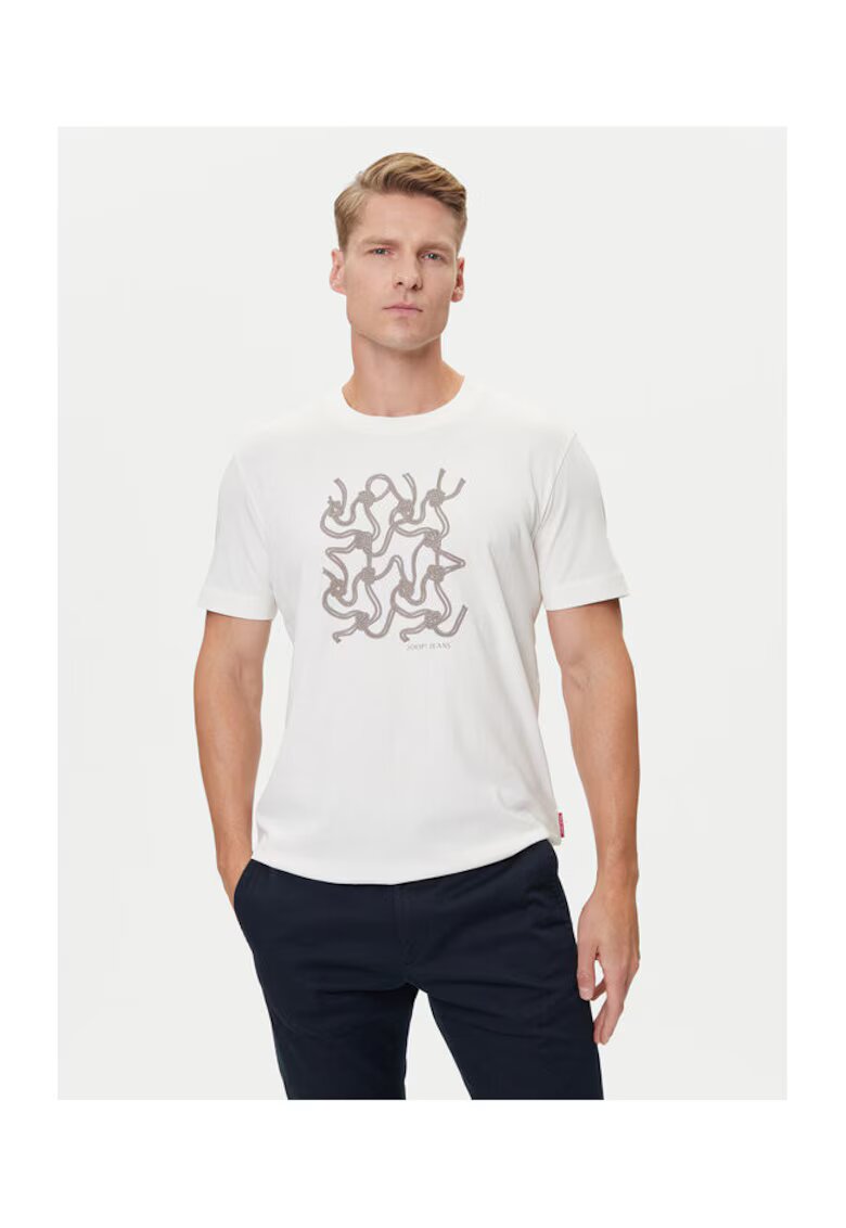Joop! Jeans Tricou barbati - bej - bumbac