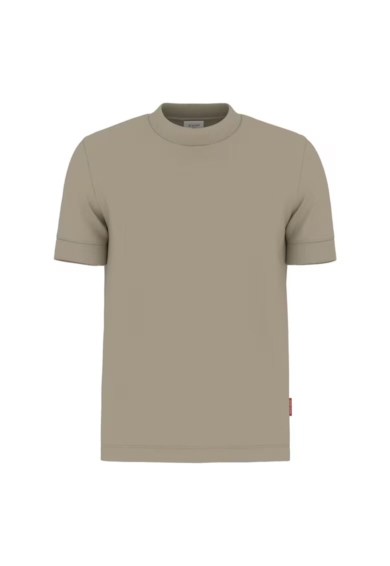 Joop! Jeans Tricou cu decolteu la baza gatului Cedric - Bej