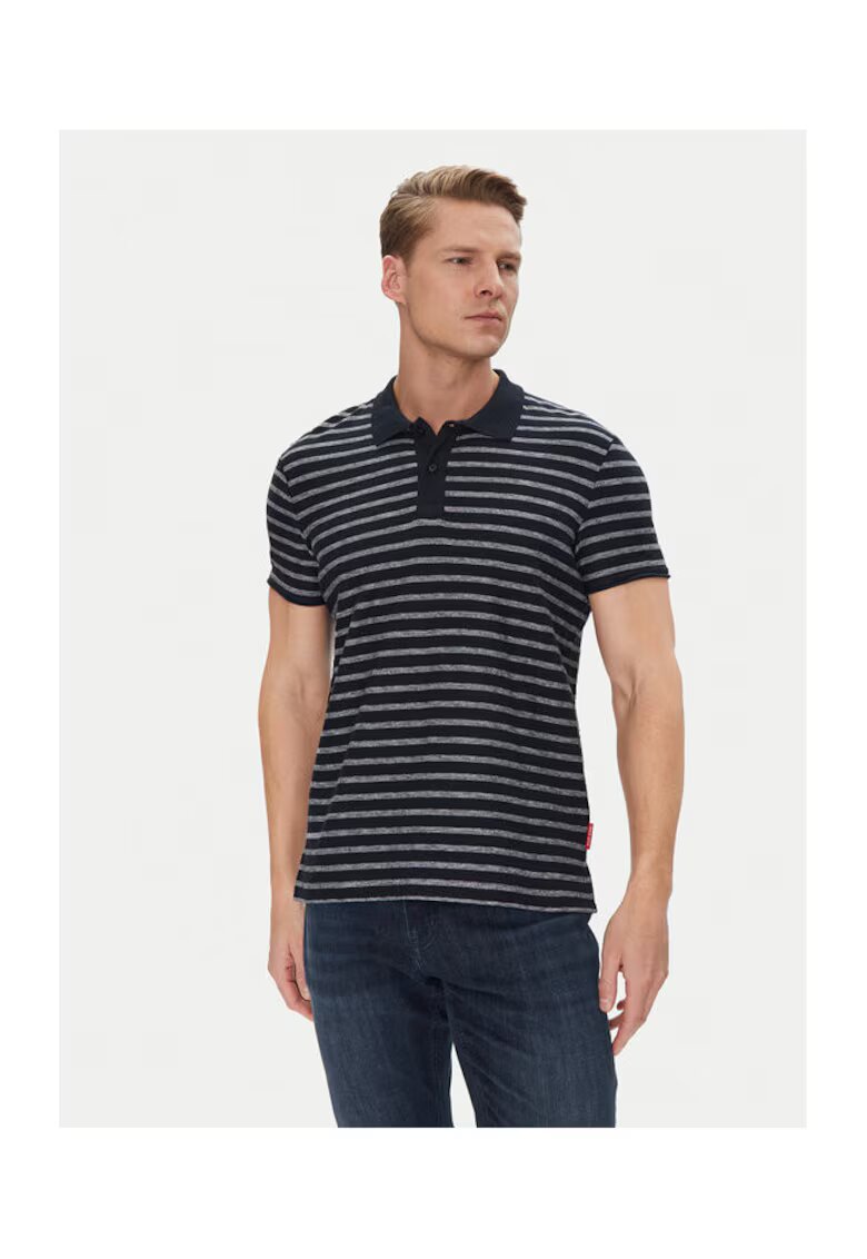 Joop! Jeans Tricou polo barbati - 10019359 30045759 - Bumbac - Bleumarin - Bleumarin