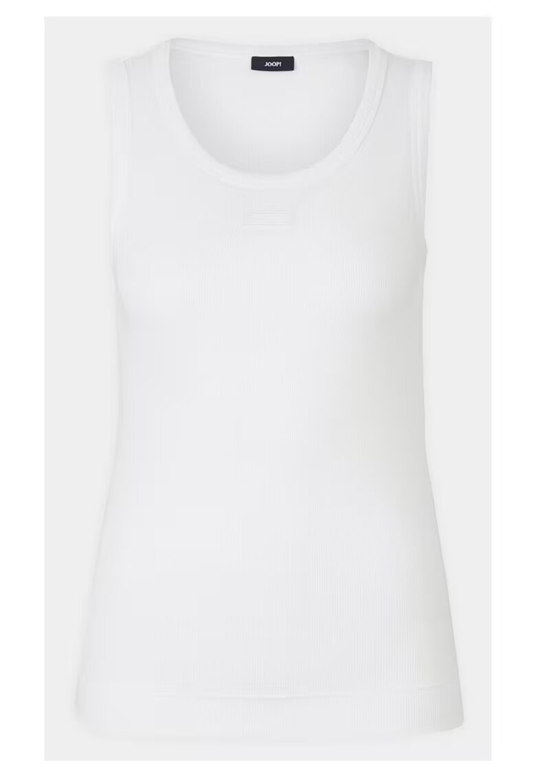 Joop! Top dama 30040191 10017040 - Bumbac/Elastan - Alb - Alb